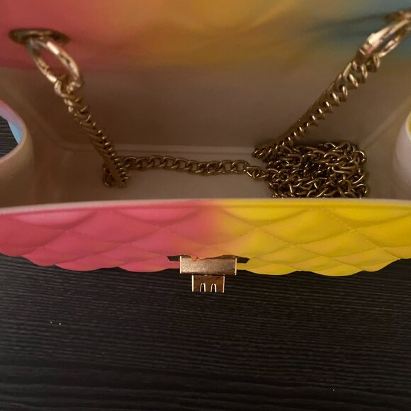 Rainbow Bag with Pearl Handle - Picture 3 of 3